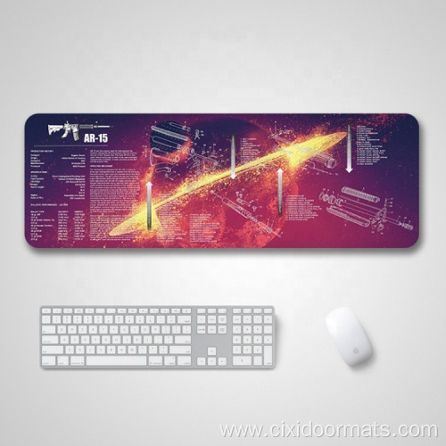 Promotional cheap gaming custom rubber printed mouse pad